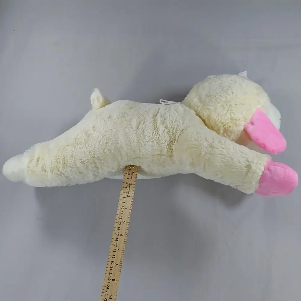 Lamb Chop Dog Plush Toy 24'' Jumbo Squeaky Soft Stuffed Pet Cuddle Chew Toy 2022